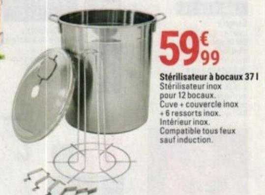 Stérilisateur à Bocaux 37l