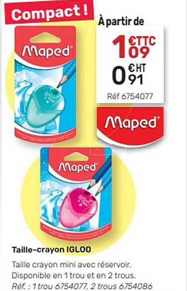 taille-crayon igloo