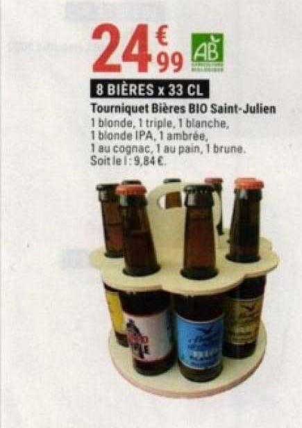 tourniquet bières bio saint-julien