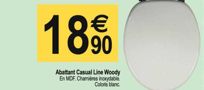 abattant casual line woody