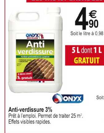 Anti-verdissure 3% Onyx