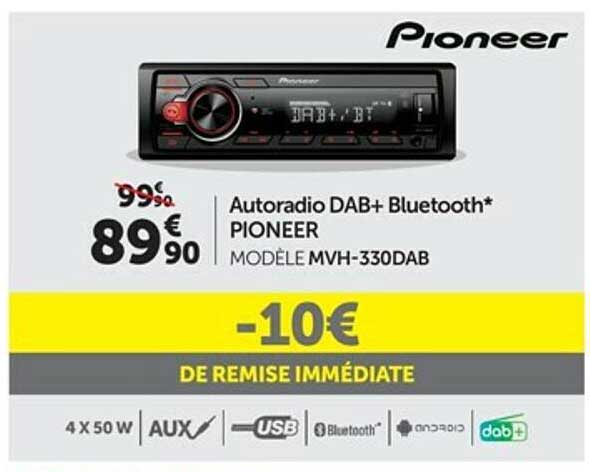 autoradio dab+ bluetooth pioneer