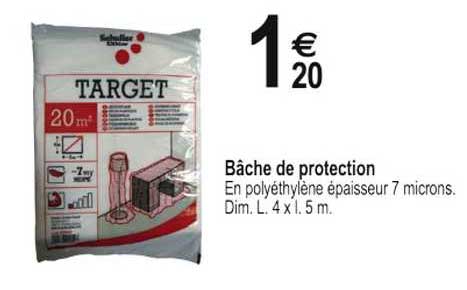 bâche de protection target