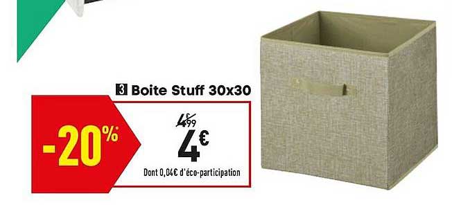 boite stuff 30x30