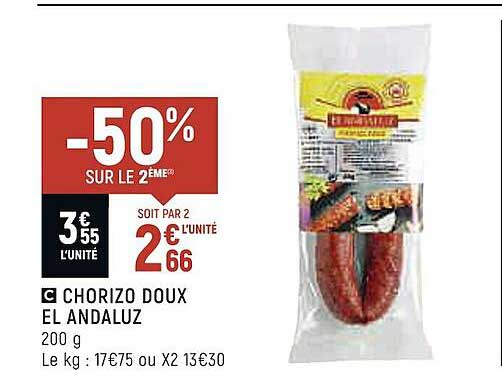 Chorizo Doux El Andaluz