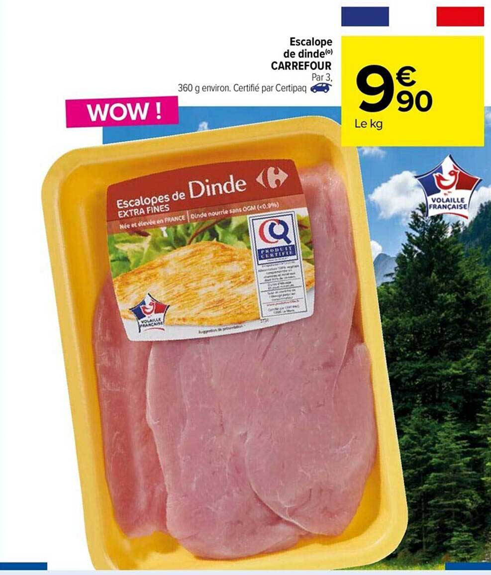 Escalope De Dinde Carrefour