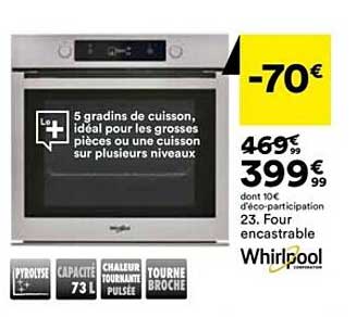 Four Encastrable Whirlpool