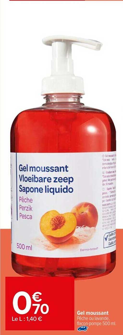 gel moussant