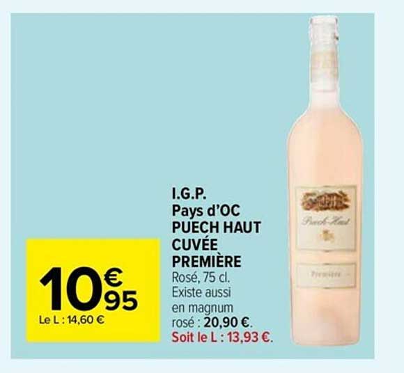i.g.p pays d'oc puech haut cuvée première