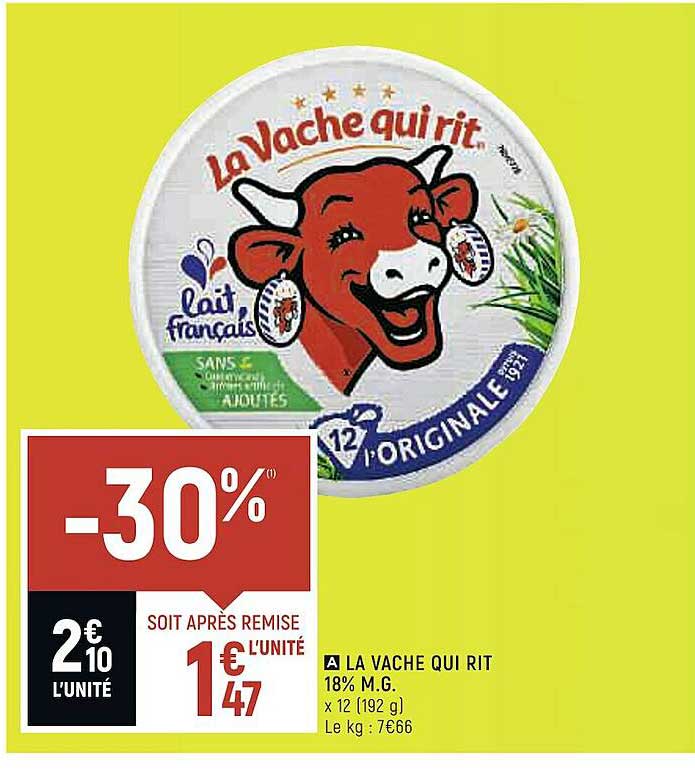 la vache qui rit 18% m.g.