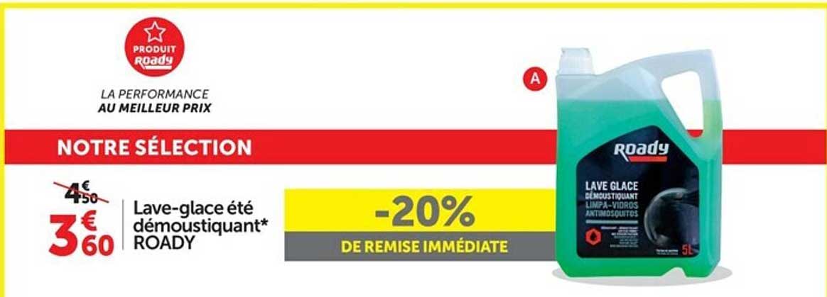 lave-glace été démoustiquant roady