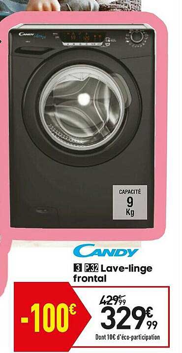 lave-linge frontal candy