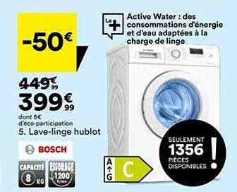 lave-linge hublot bosch