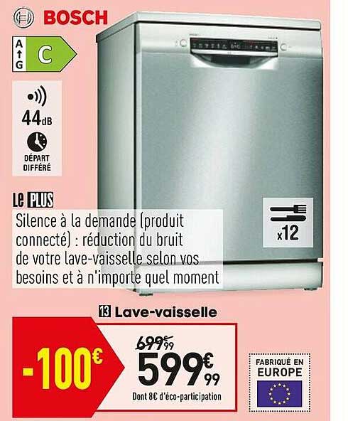 Lave-vaisselle Bosch