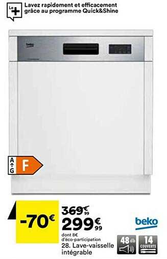 lave-vaisselle intégrable beko