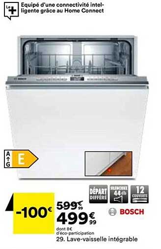 lave-vaisselle intégrable bosch
