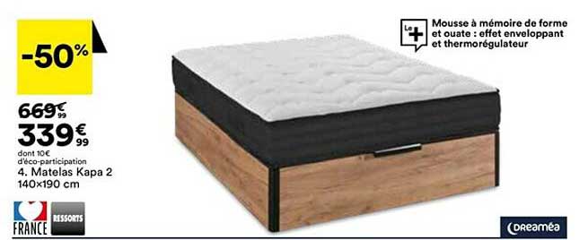 matelas kapa 2 140x190 cm