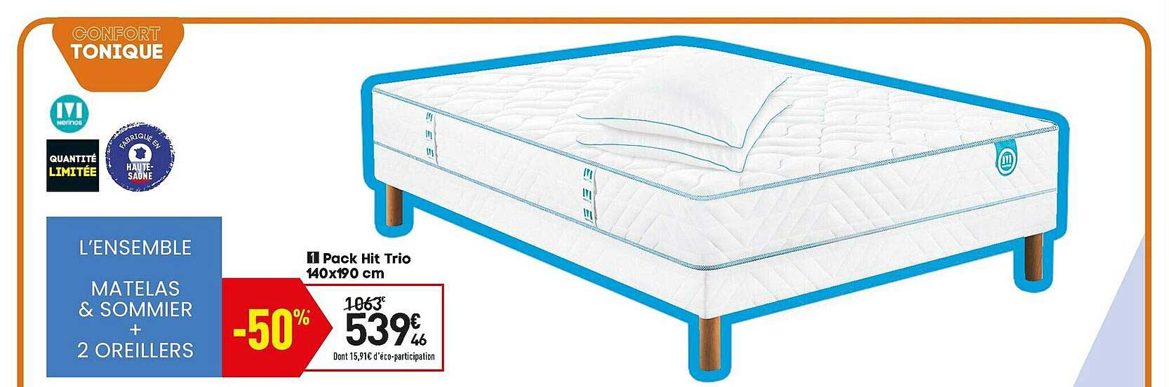 pack hit trio 140x190 cm