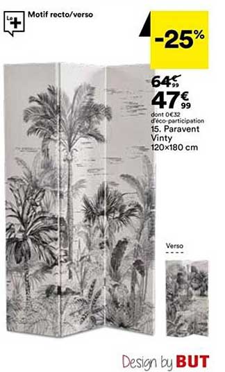 paravent vinty 120x180 cm