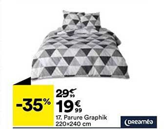 parure graphik 220x240 cm dreaméa