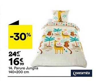 parure junglia 140x200 cm dreaméa
