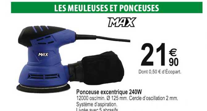 ponceuse excentrique 240w