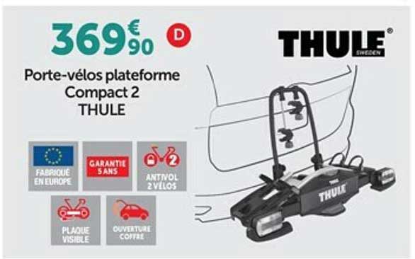 porte-vélos plateforme compact 2 thule
