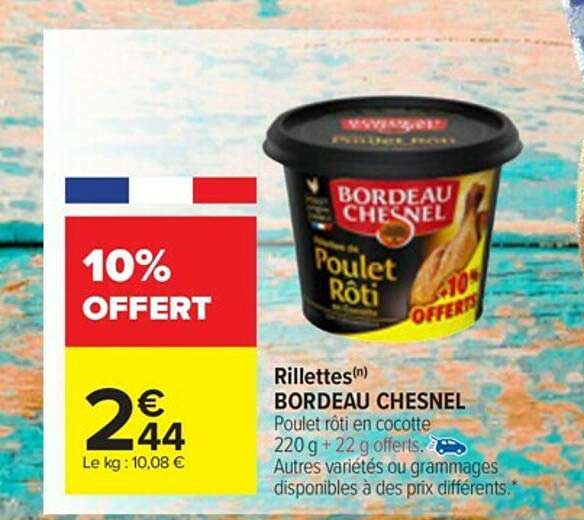 Rillettes Bordeau Chesnel