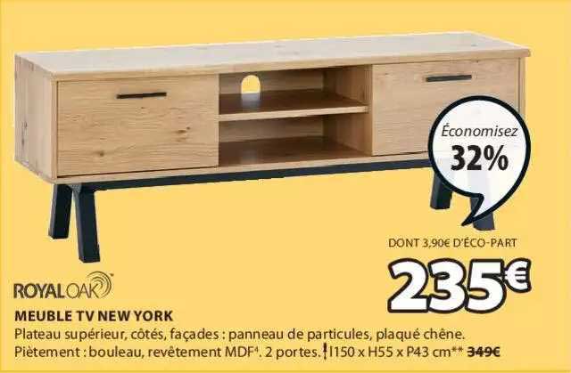 royaloak meuble tv new york