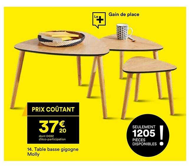 table basse gigogne molly