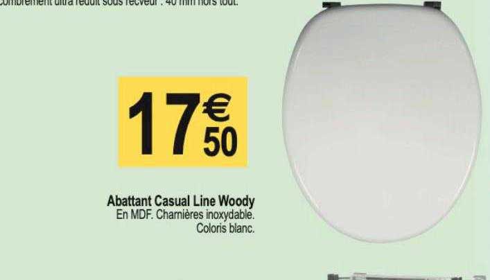 abattant casual line woody