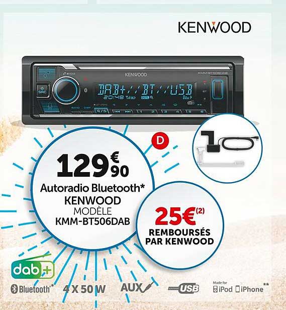 Autoradio Bluetooth Kenwood