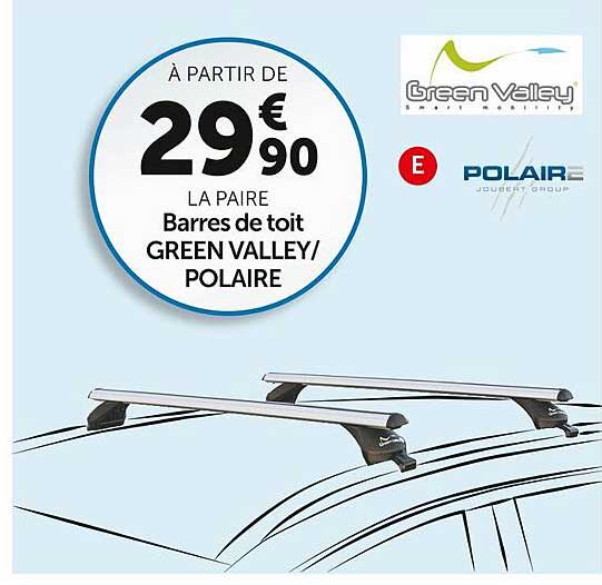 barres de toit green valley polaire