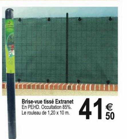 brise-vue tissé extranet