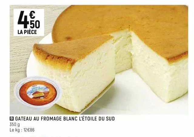 Gâteau Au Fromage Blanc L'étoile Du Sud
