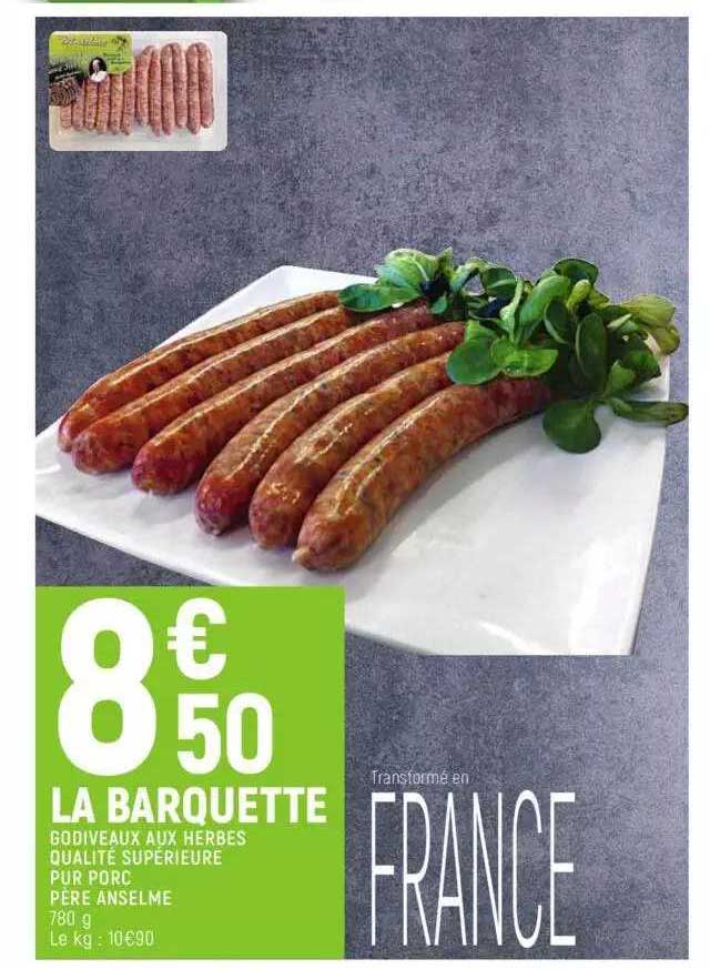 la barquette godiveaux aux herbes qualité supérieure pur porc père anselme