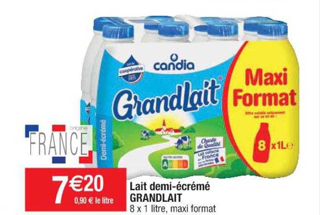 lait demi-écrémé grandlait