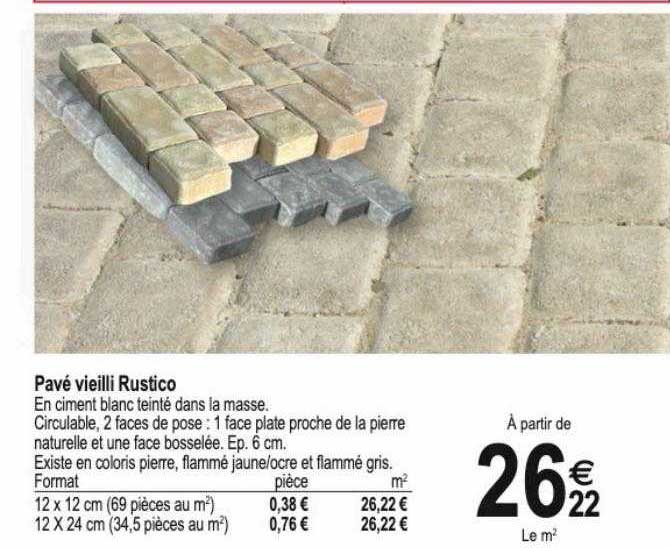 Pavé Vieilli Rustico