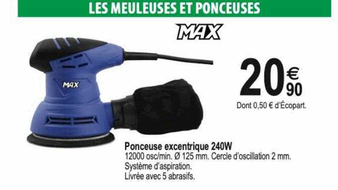 ponceuse excentrique 240w