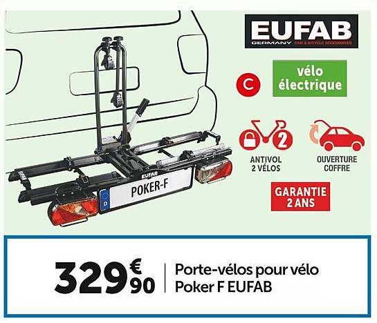 porte-vélos pour vélo poker f eufab