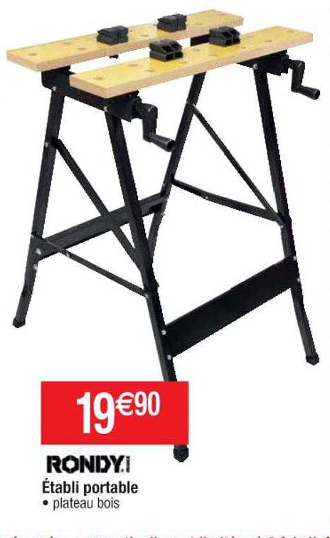 Rondy établi Portable