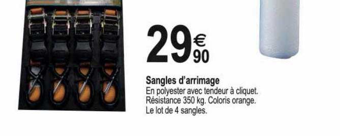 sangles d'arrimage