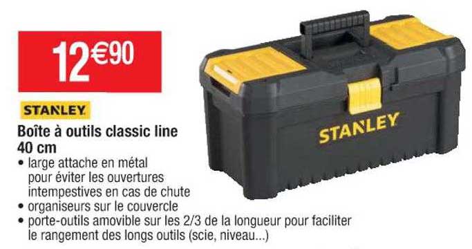stanley boîte à outils classic line 40 cm