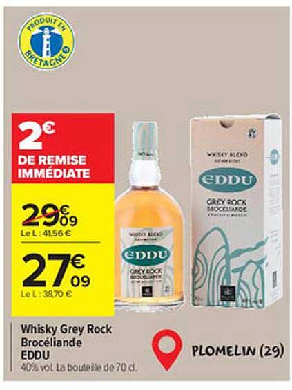 whisky grey rock brocéliande eddu