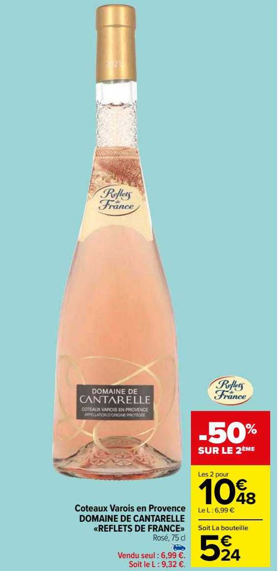 côteaux varois en provence domaine de cantarelle «reflets de france»