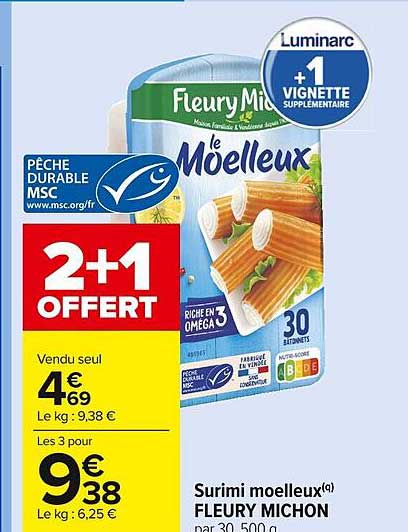 surimi moelleux fleury michon