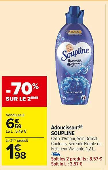 Adoucissant Soupline
