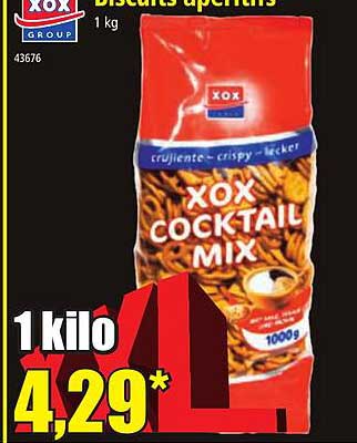 biscuits apéritifs xox group