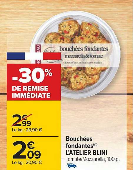 bouchées fondantes l'atelier blini