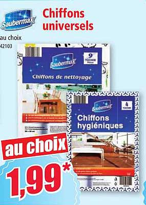 chiffons universels saubermax